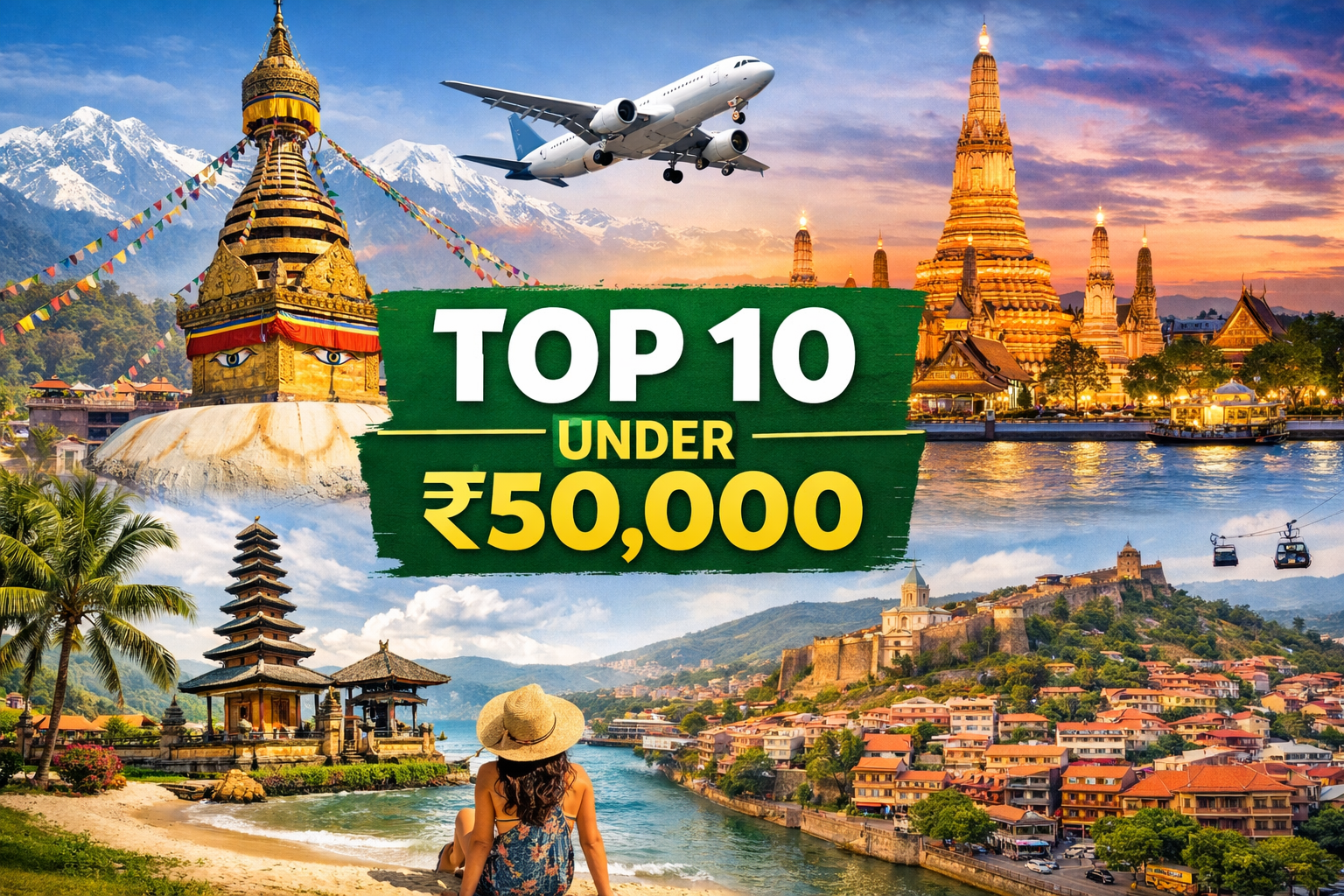 Top 10 Places to Visit in 2026 Under 50k (Outside India)